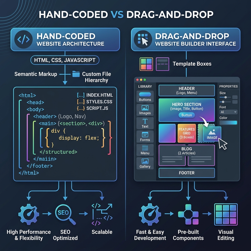 Custom Website vs Website Builder