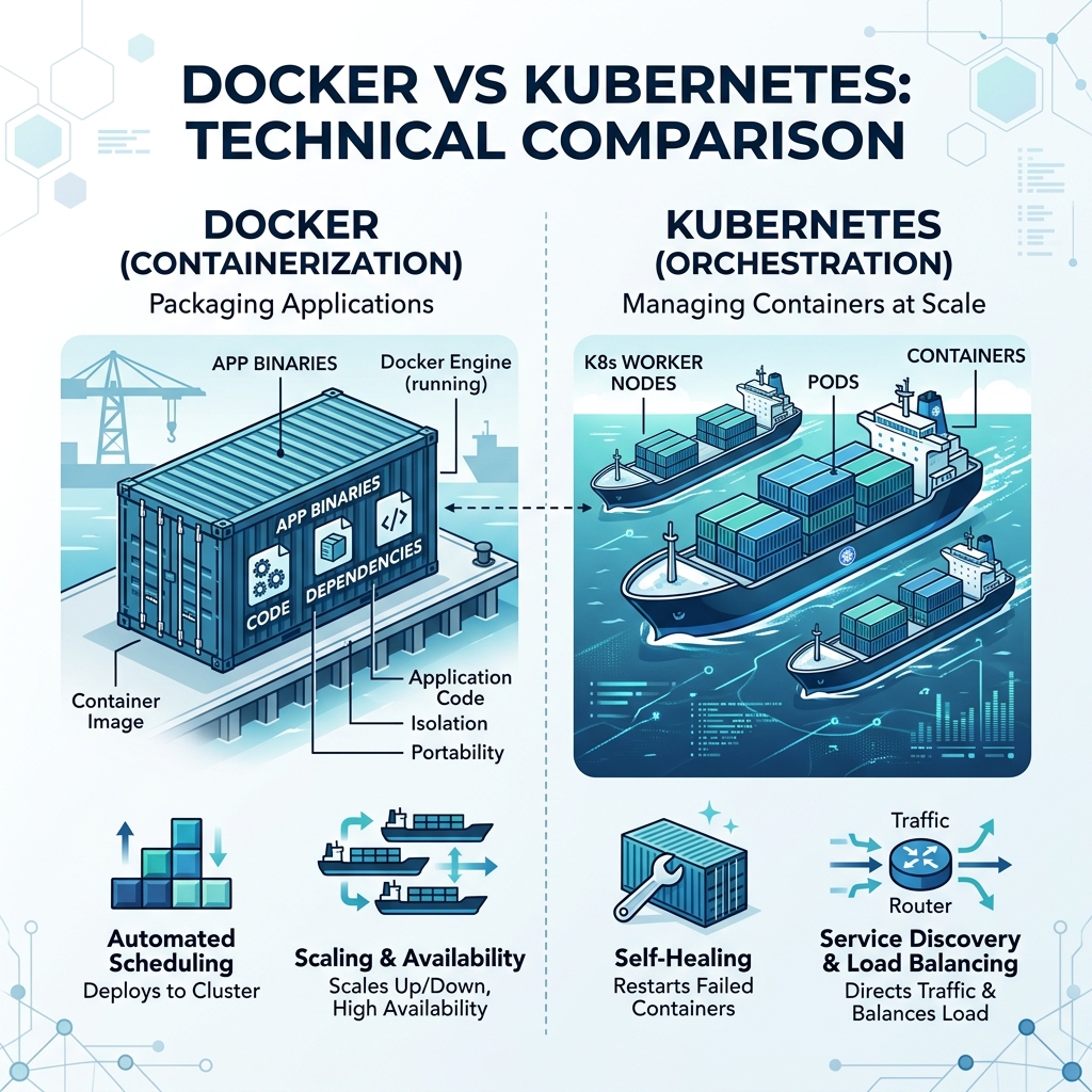 Docker vs Kubernetes