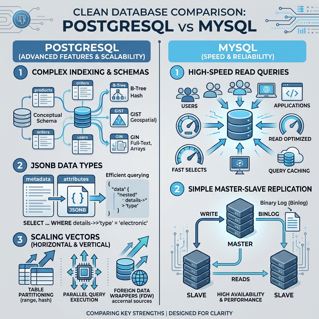 PostgreSQL vs MySQL